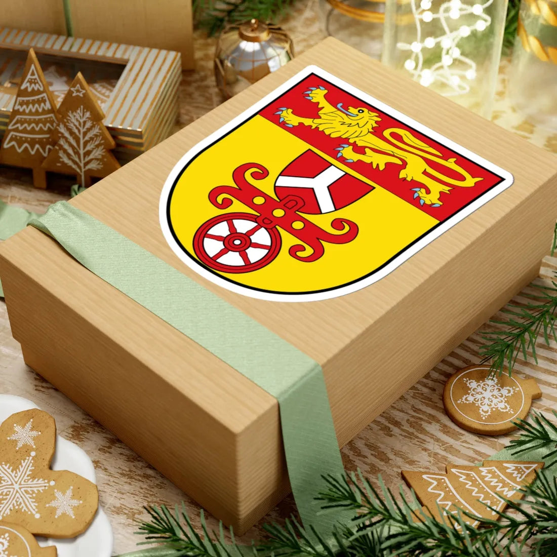 Wappen Landkreis Göttingen (Germany) (Coat of Arms) STICKER Vinyl Kiss-Cut Decal - The Sticker Space