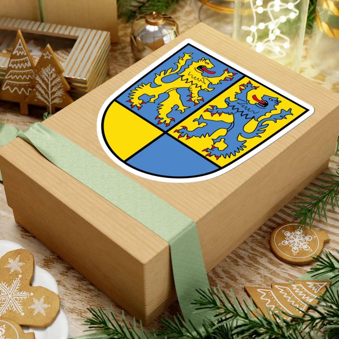 Wappen Landkreis Northeim (Germany) (Coat of Arms) STICKER Vinyl Kiss-Cut Decal - The Sticker Space