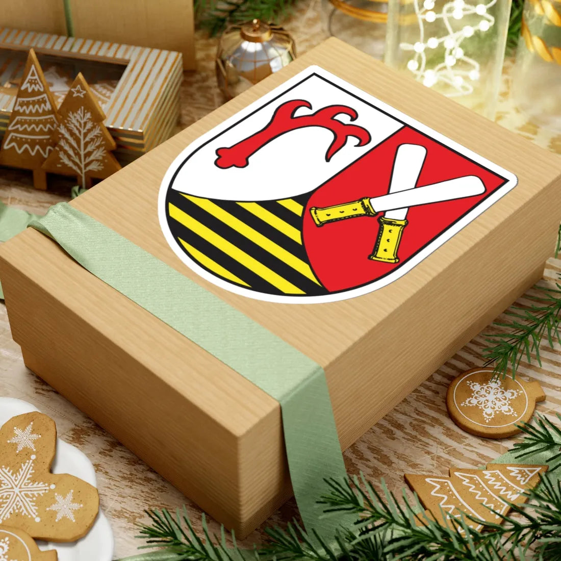 Wappen Landkreis Quedlinburg (Germany) (Coat of Arms) STICKER Vinyl Kiss-Cut Decal - The Sticker Space