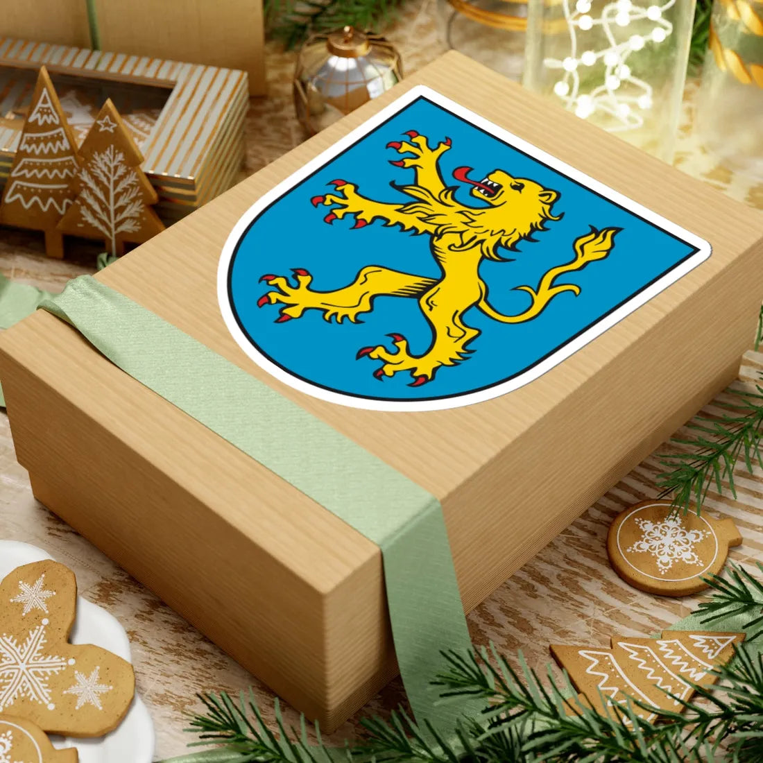 Wappen Landkreis Ravensburg (Germany) (Coat of Arms) STICKER Vinyl Kiss-Cut Decal - The Sticker Space