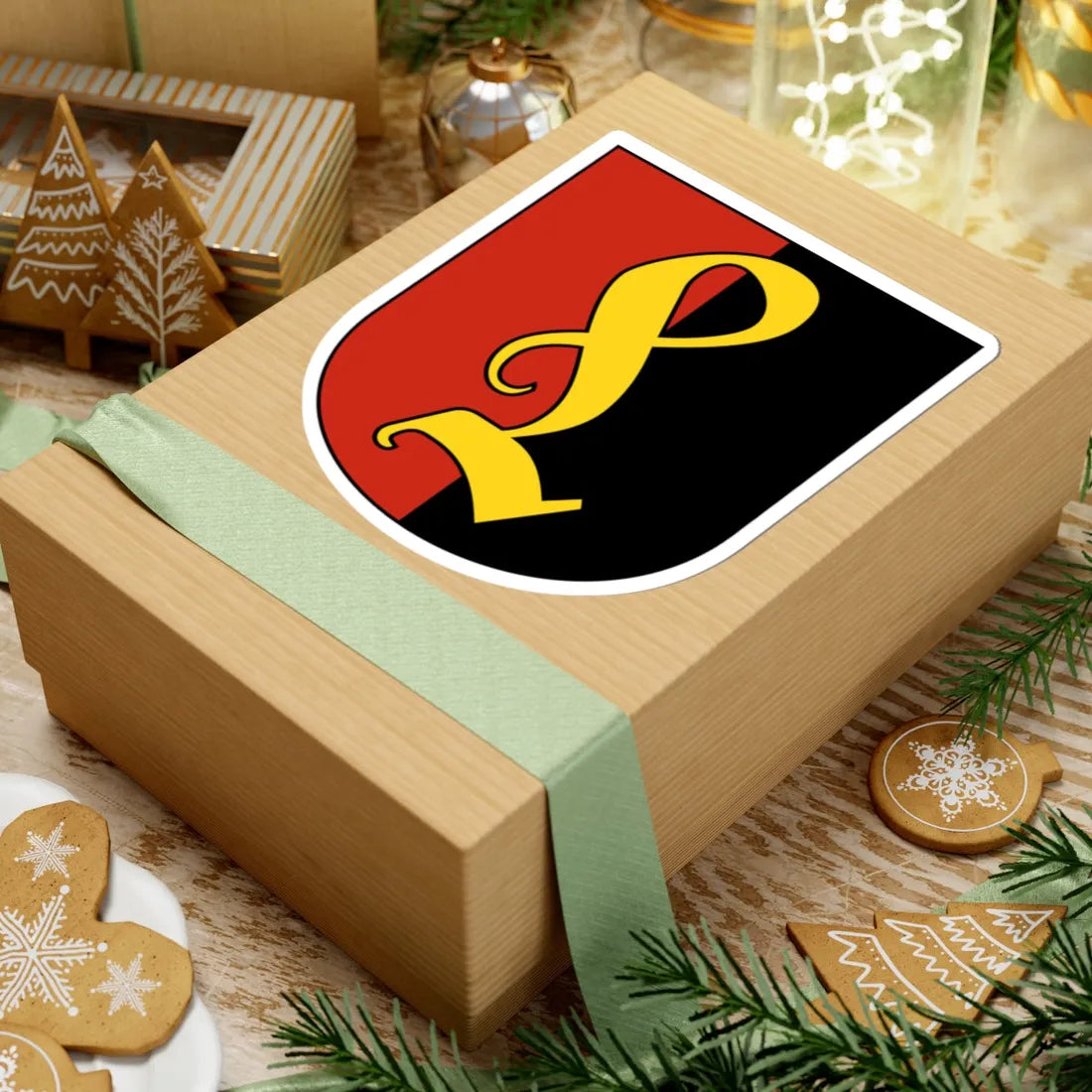 Wappen Lichtensteig (Switzerland) (Coat of Arms) STICKER Vinyl Kiss-Cut Decal - The Sticker Space