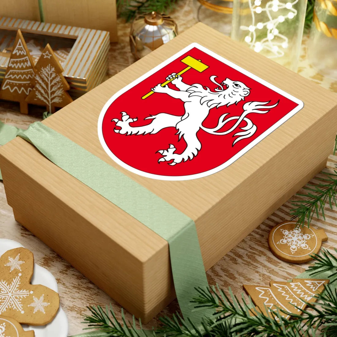 Wappen Martigny (Switzerland) (Coat of Arms) STICKER Vinyl Kiss-Cut Decal - The Sticker Space