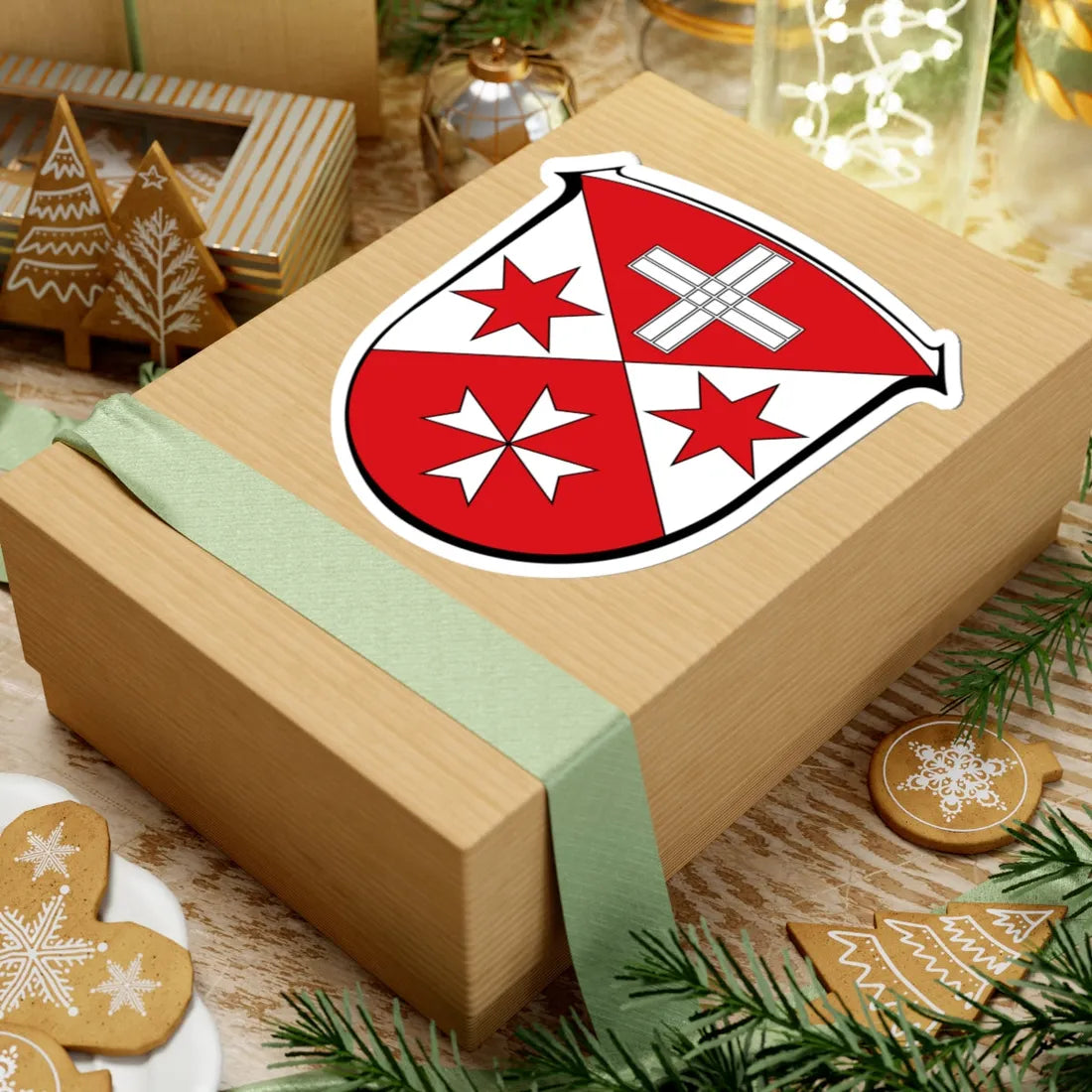 Wappen Mossautal (Germany) (Coat of Arms) STICKER Vinyl Kiss-Cut Decal - The Sticker Space