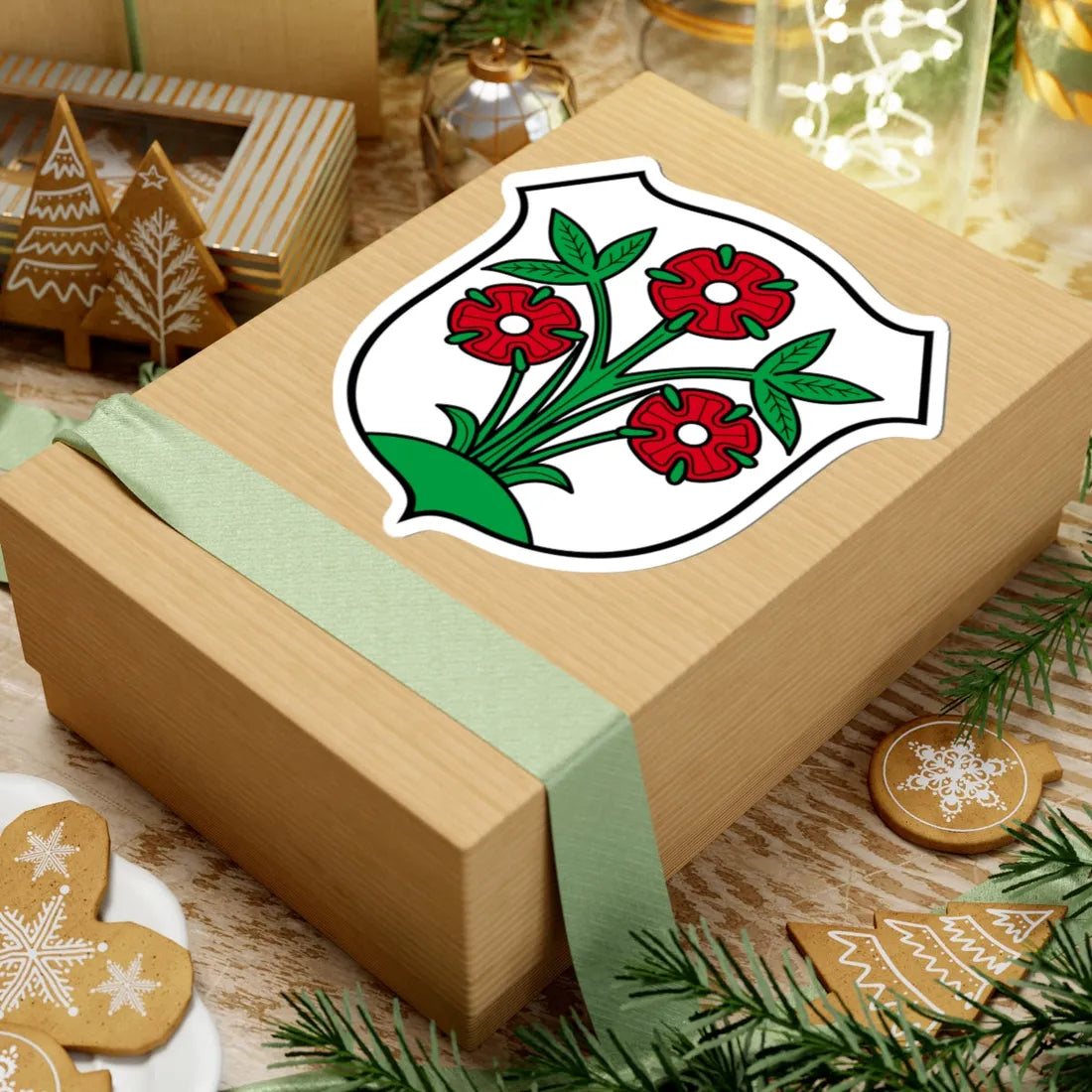 Wappen Ober-Ramstadt (Germany) (Coat of Arms) STICKER Vinyl Kiss-Cut Decal - The Sticker Space