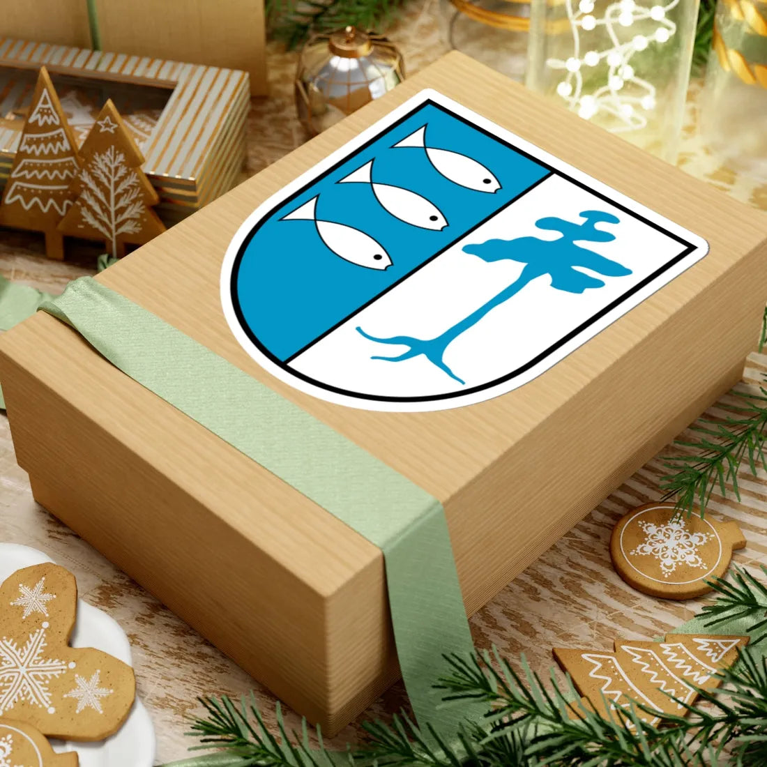 Wappen Rangsdorf (Germany) (Coat of Arms) STICKER Vinyl Kiss-Cut Decal - The Sticker Space