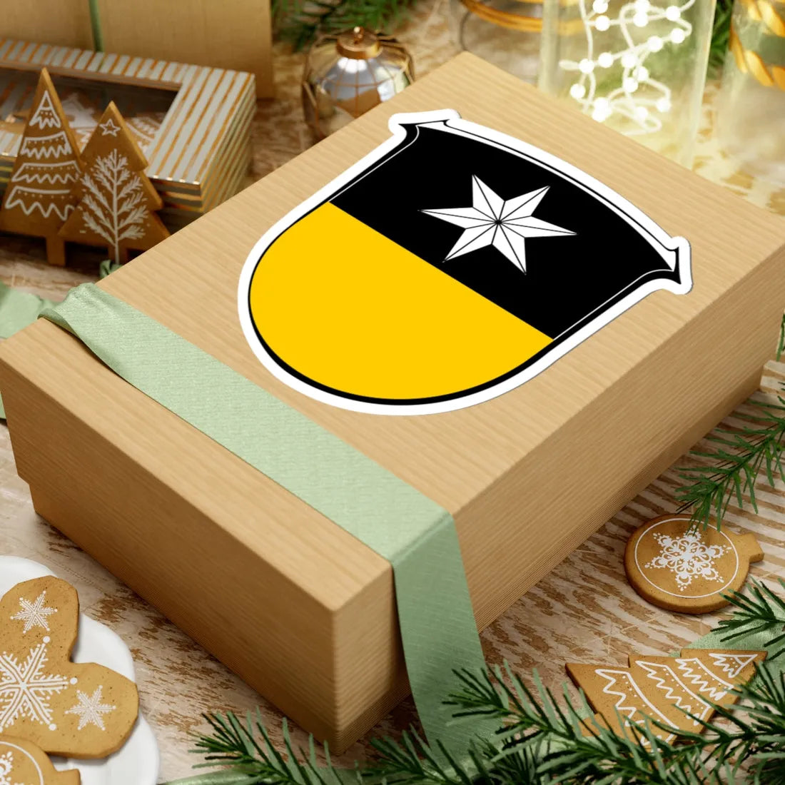 Wappen Rauschenberg Hessen (Germany) (Coat of Arms) STICKER Vinyl Kiss-Cut Decal - The Sticker Space