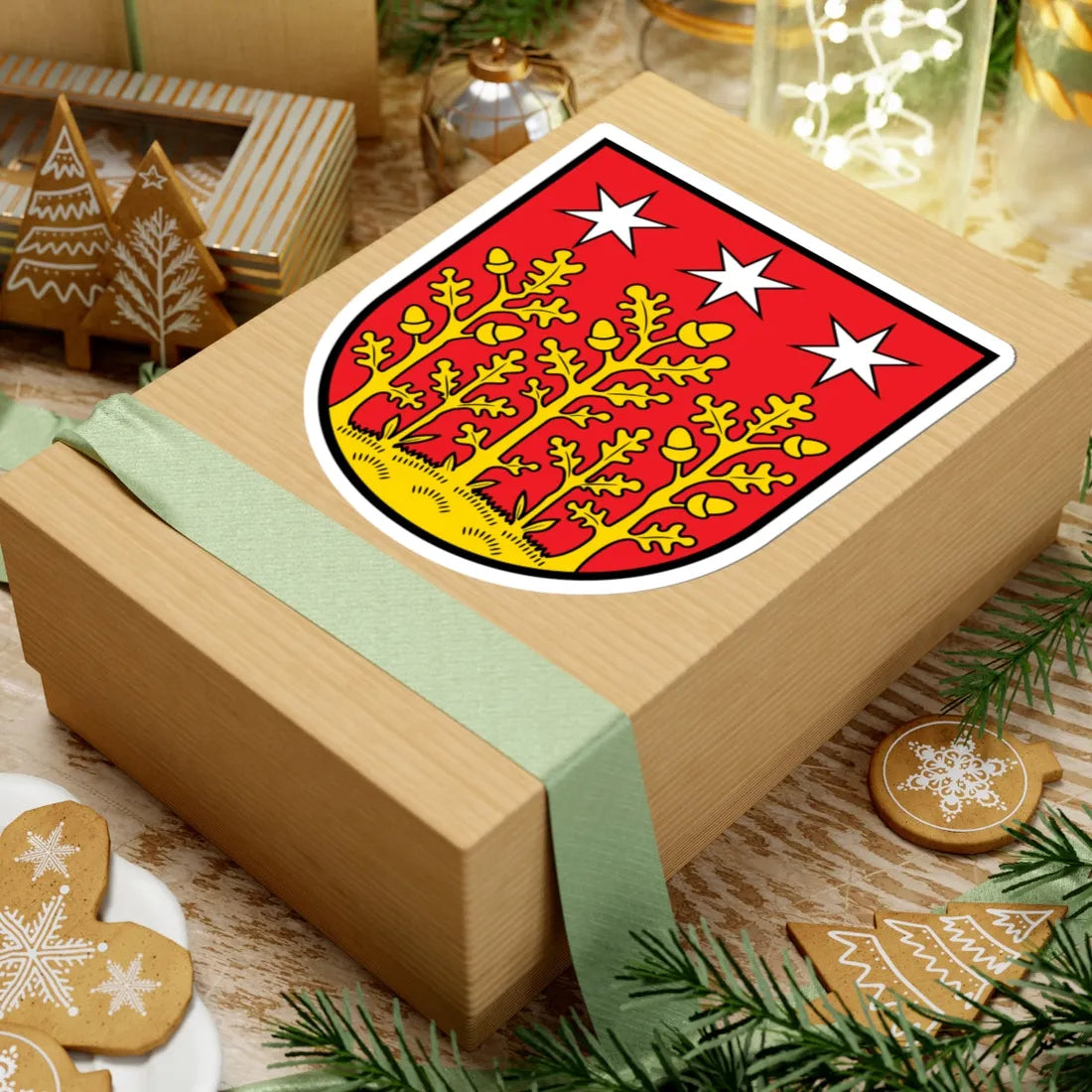 Wappen Reichelsheim Odenwald (Germany) (Coat of Arms) STICKER Vinyl Kiss-Cut Decal - The Sticker Space