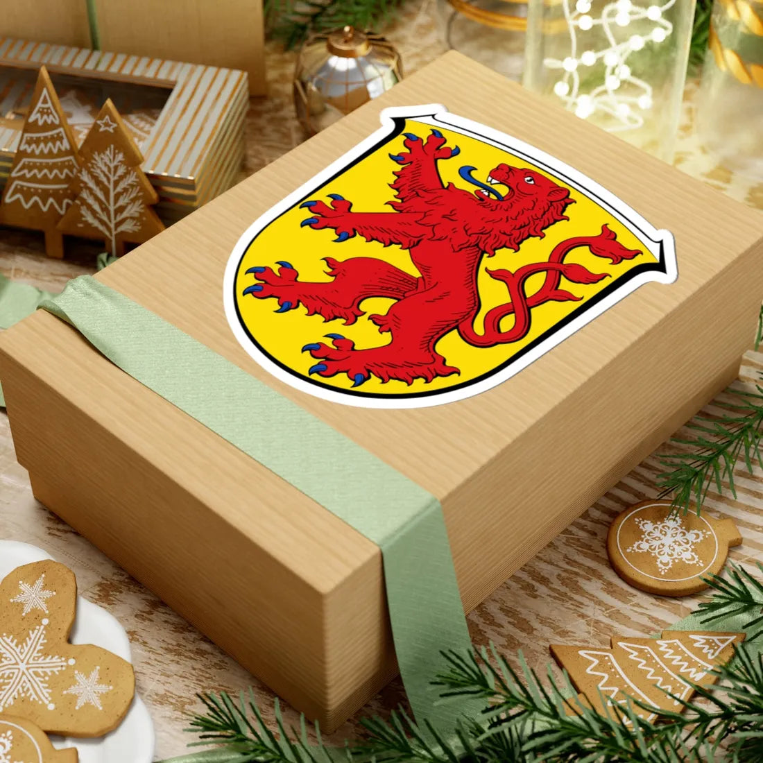 Wappen Reinheim Odw (Germany) (Coat of Arms) STICKER Vinyl Kiss-Cut Decal - The Sticker Space