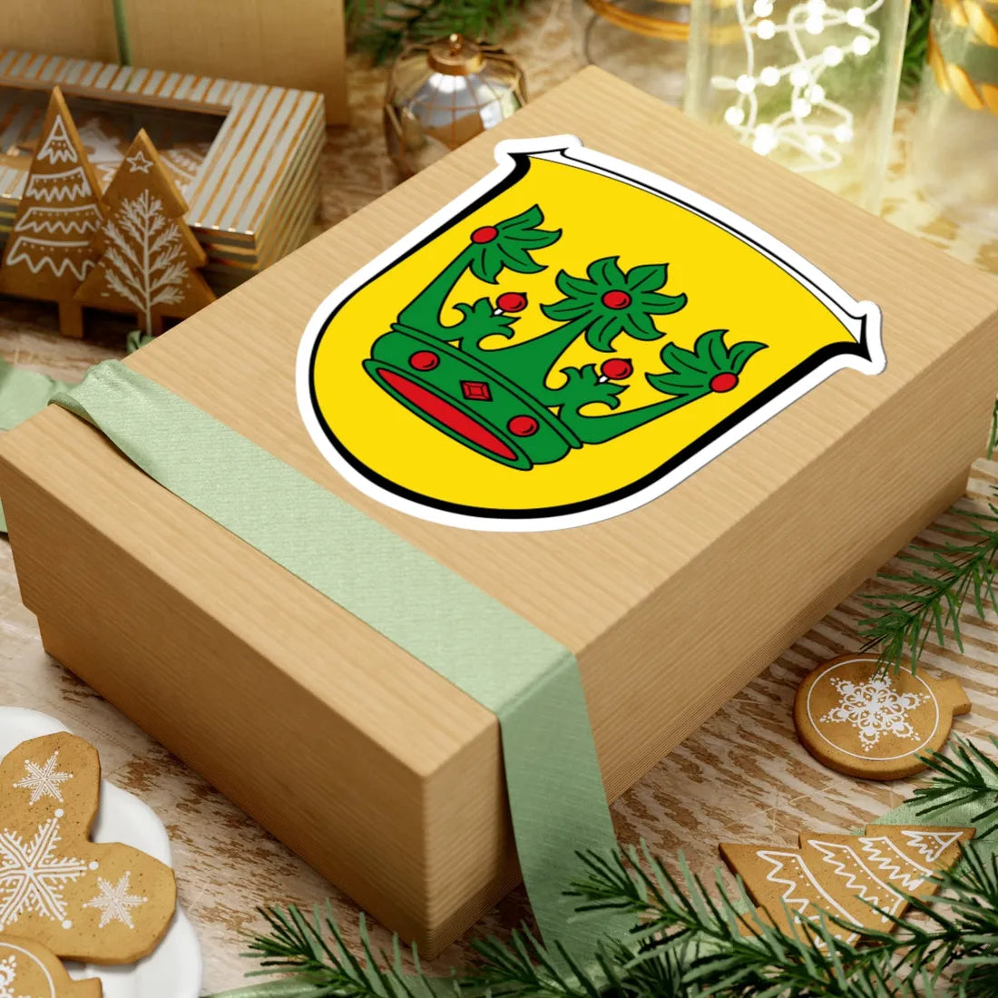 Wappen Rodenbach bei Hanau (Germany) (Coat of Arms) STICKER Vinyl Kiss-Cut Decal - The Sticker Space