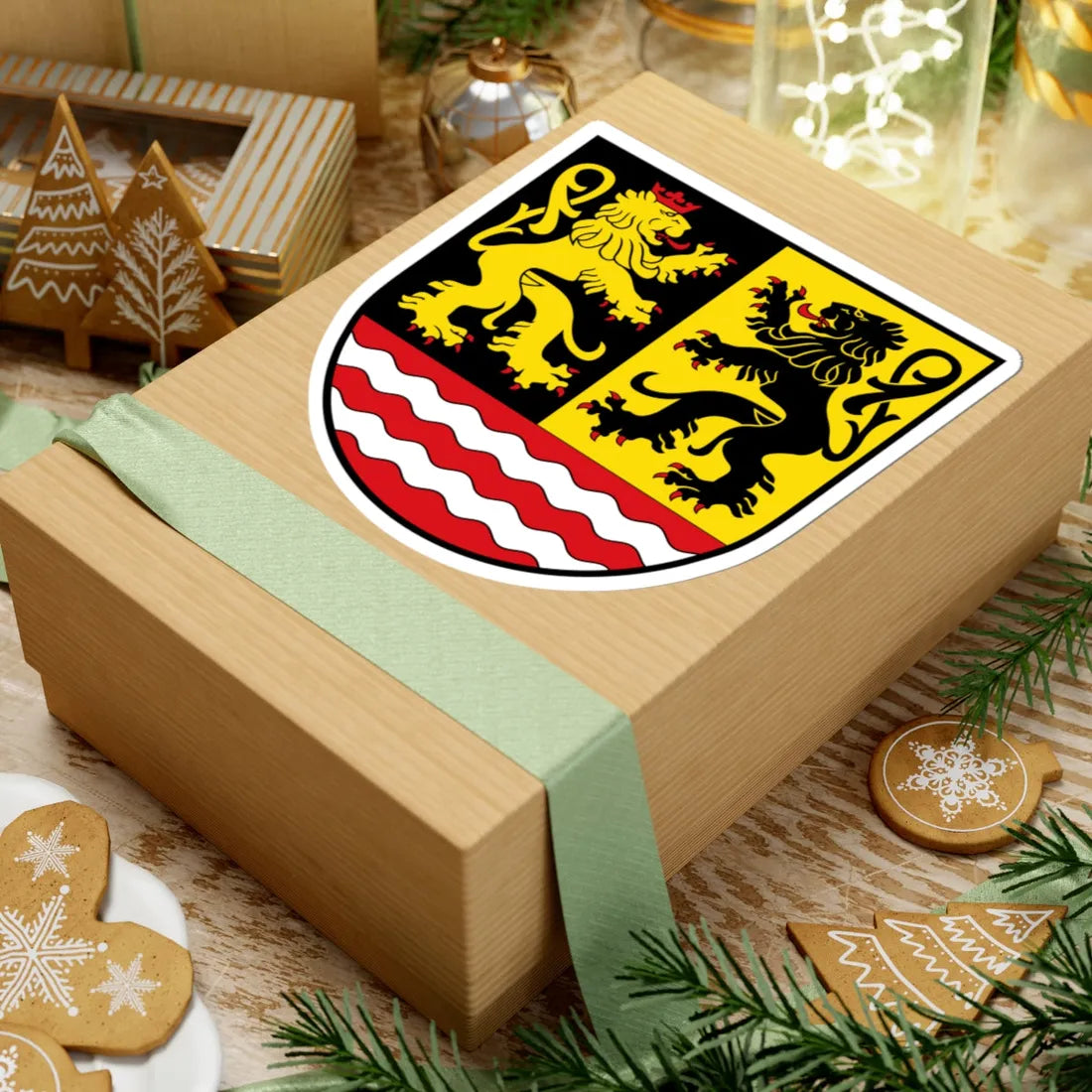 Wappen Saale-Orla-Kreis (Germany) (Coat of Arms) STICKER Vinyl Kiss-Cut Decal - The Sticker Space