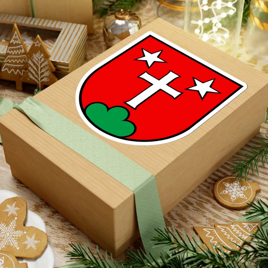 Wappen Suhr AG (Switzerland) (Coat of Arms) STICKER Vinyl Kiss-Cut Decal - The Sticker Space