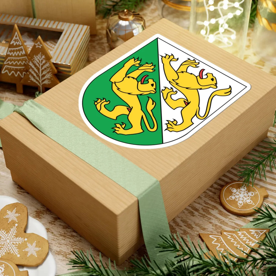 Wappen Thurgau matt (Switzerland) (Coat of Arms) STICKER Vinyl Kiss-Cut Decal - The Sticker Space