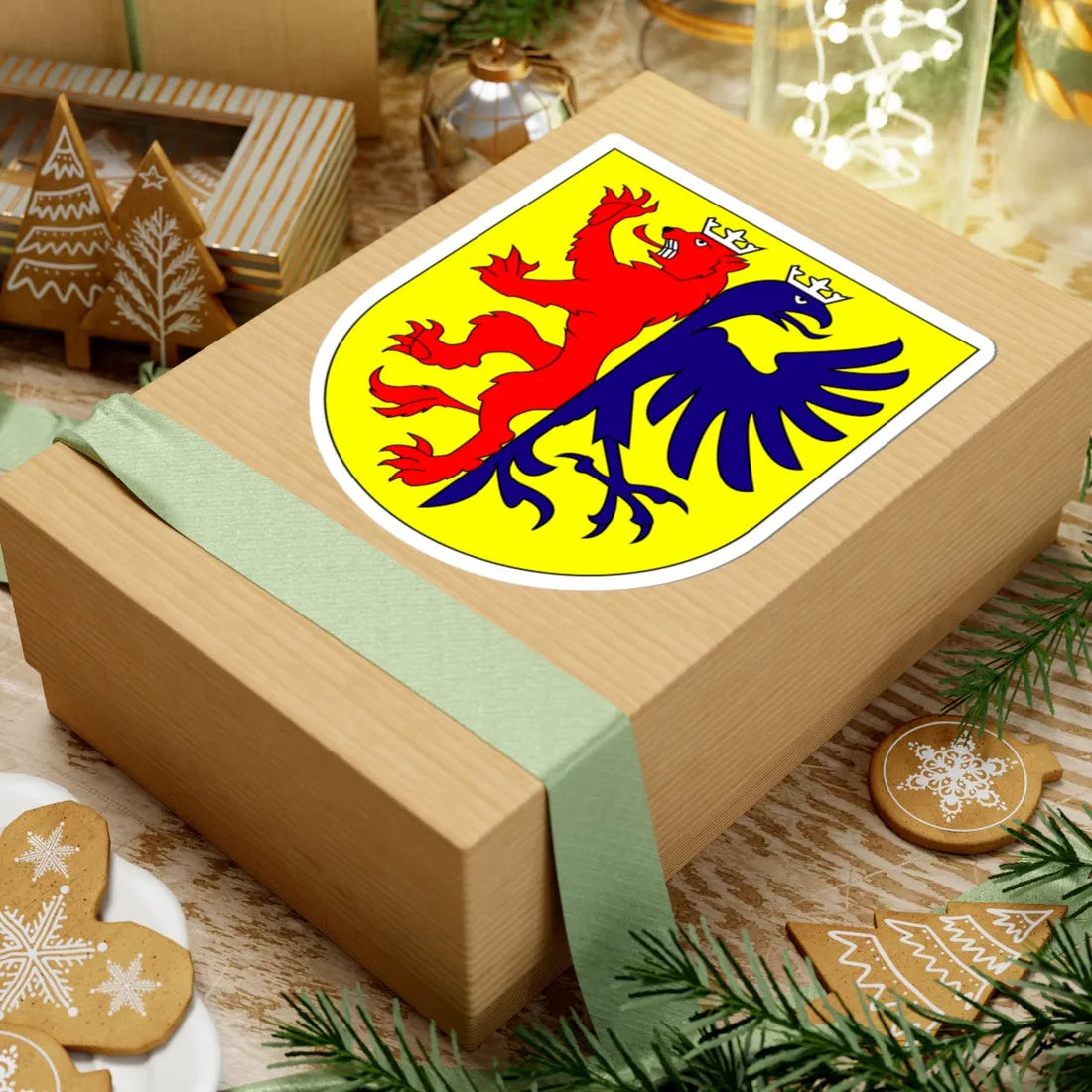 Wappen Toggenburger1 (Switzerland) (Coat of Arms) STICKER Vinyl Kiss-Cut Decal - The Sticker Space