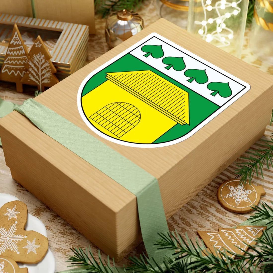 Wappen Triebel (Germany) (Coat of Arms) STICKER Vinyl Kiss-Cut Decal - The Sticker Space