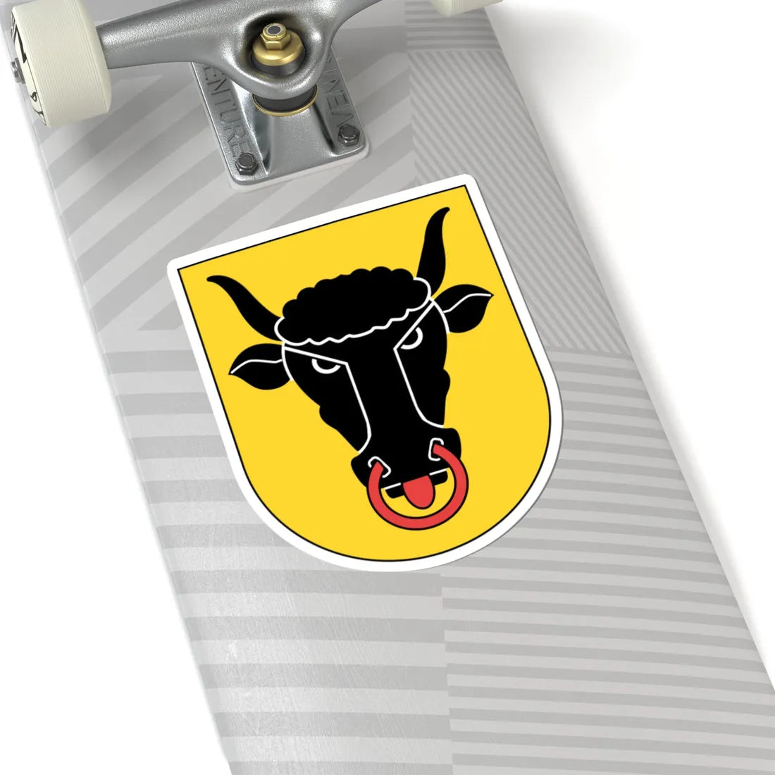 Wappen Uri matt (Switzerland) (Coat of Arms) STICKER Vinyl Kiss-Cut Decal - The Sticker Space