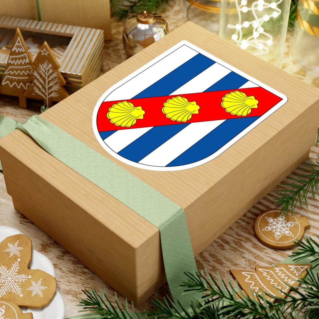 Wappen Vogtei Grandson (Switzerland) (Coat of Arms) STICKER Vinyl Kiss-Cut Decal - The Sticker Space