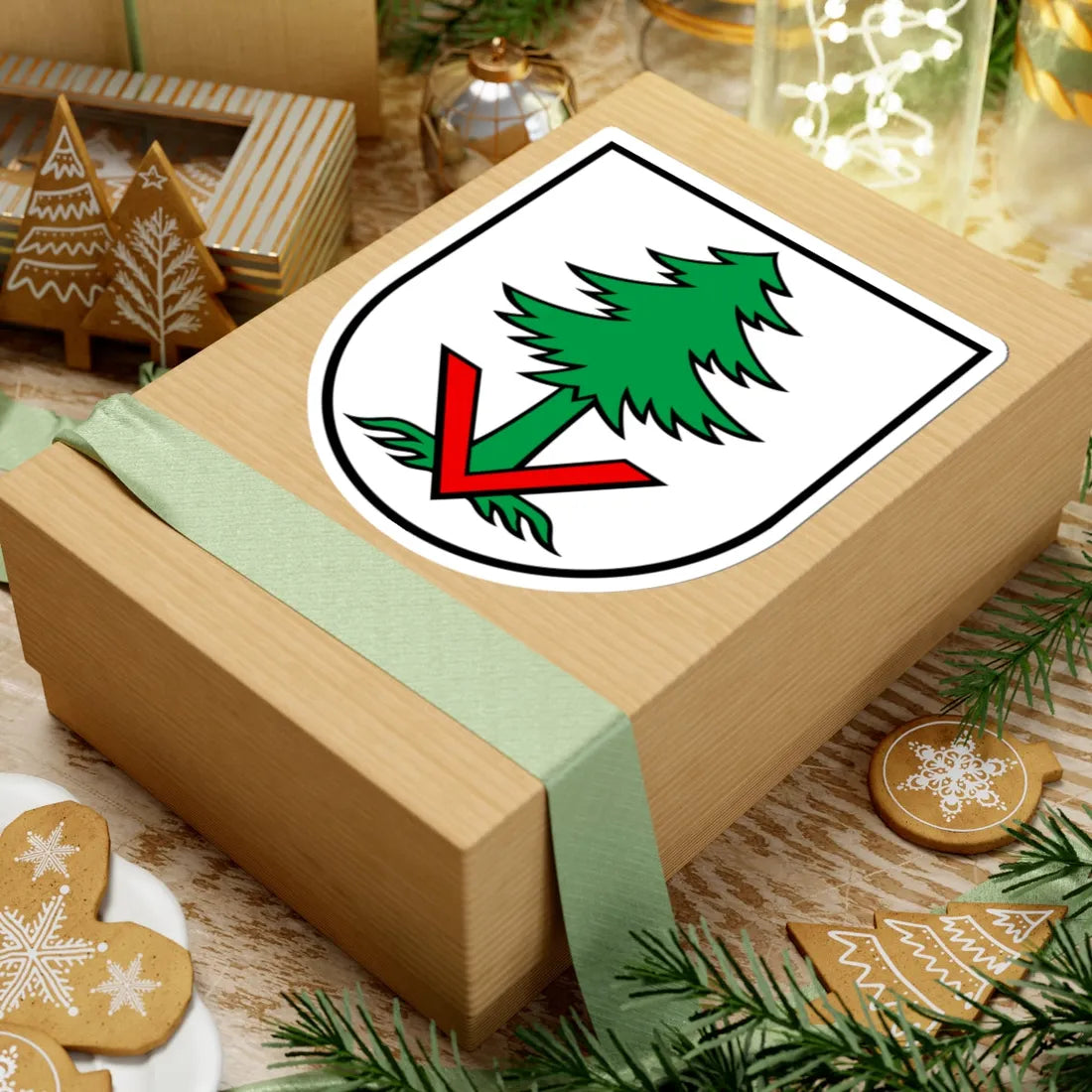 Wappen Vordemwald AG (Switzerland) (Coat of Arms) STICKER Vinyl Kiss-Cut Decal - The Sticker Space