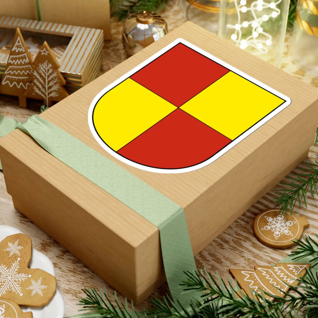 Wappen Waengi (Switzerland) (Coat of Arms) STICKER Vinyl Kiss-Cut Decal - The Sticker Space