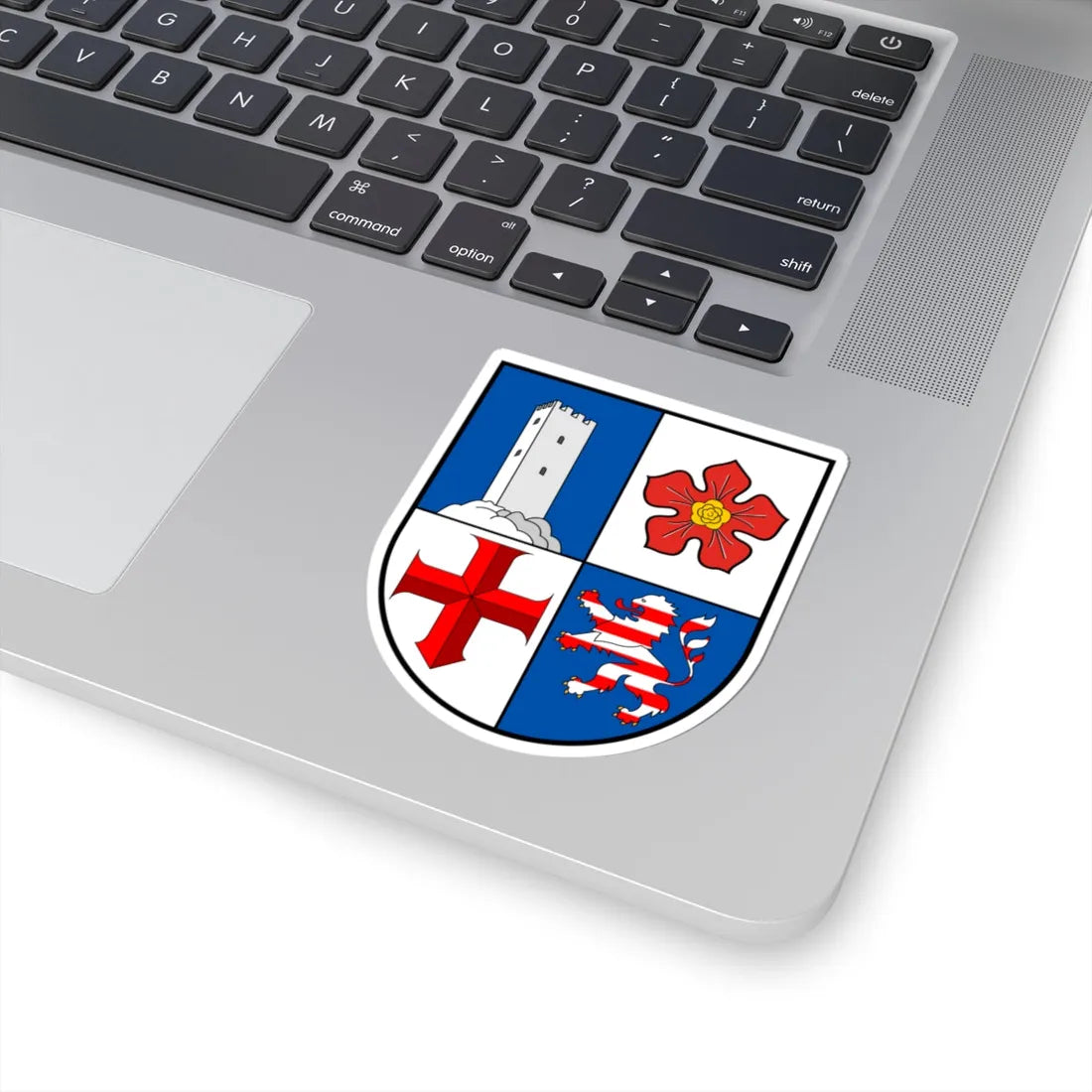 WappenKreisBergstrasse (Germany) (Coat of Arms) STICKER Vinyl Kiss-Cut Decal - The Sticker Space