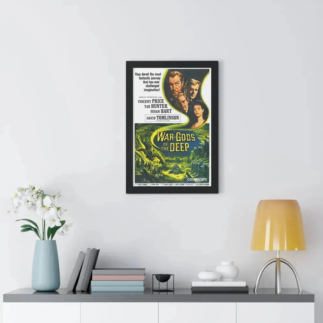 WAR-GODS OF THE DEEP 1965 - Framed Movie Poster - The Sticker Space