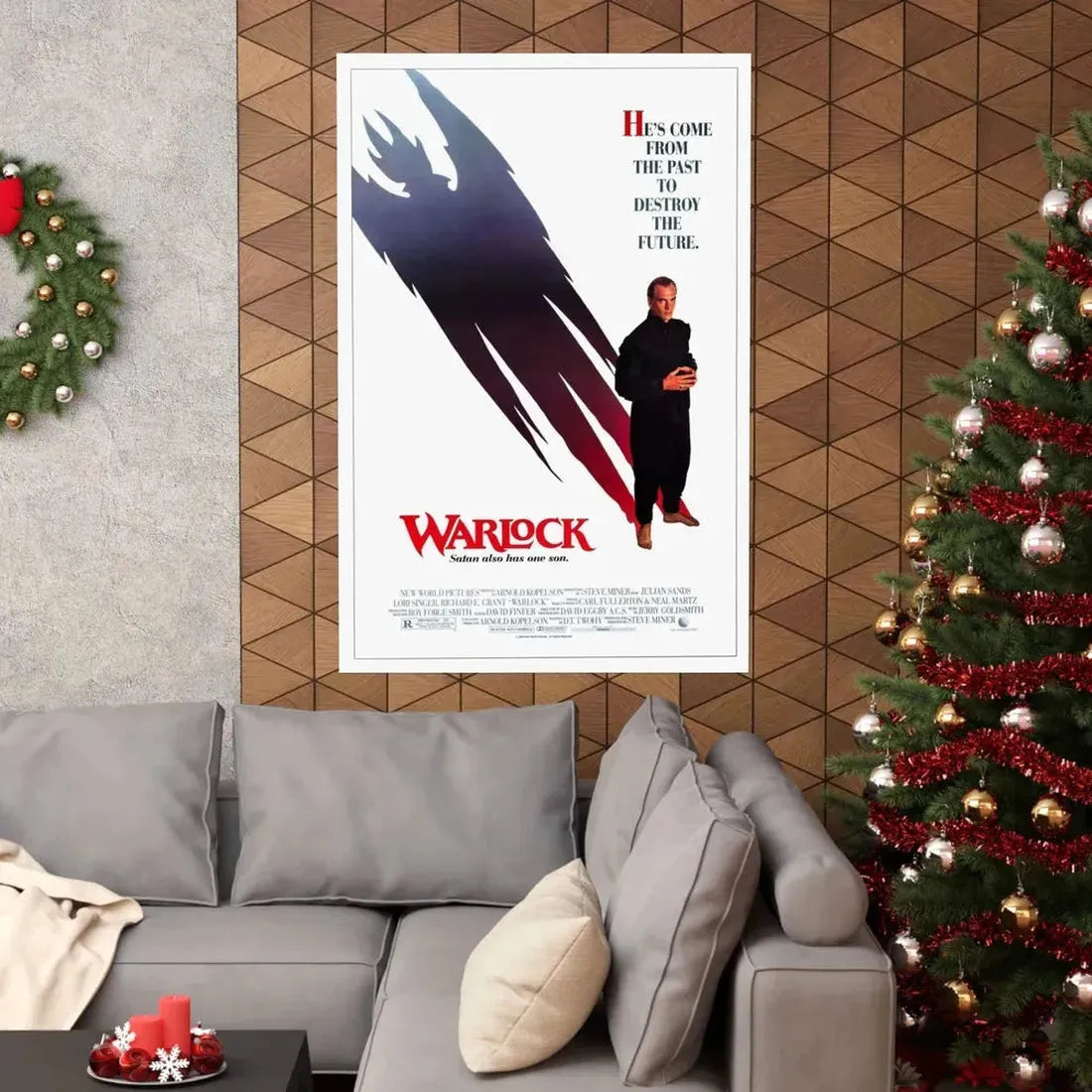 WARLOCK 1989 - Paper Movie Poster - The Sticker Space