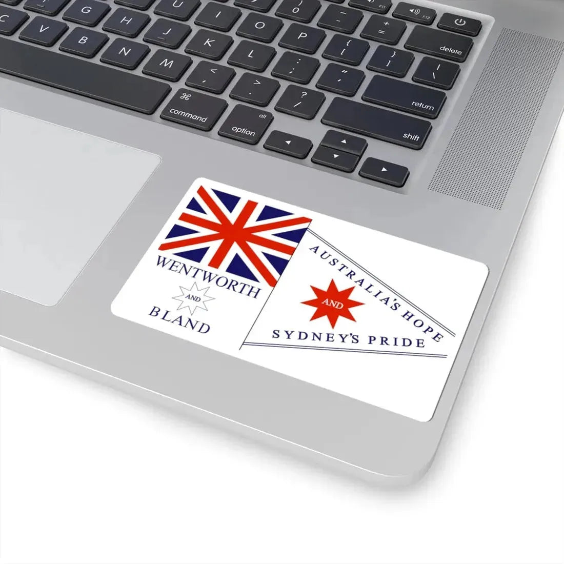 Wentworth and Bland political flag (Australia) STICKER Vinyl Kiss-Cut Decal - The Sticker Space