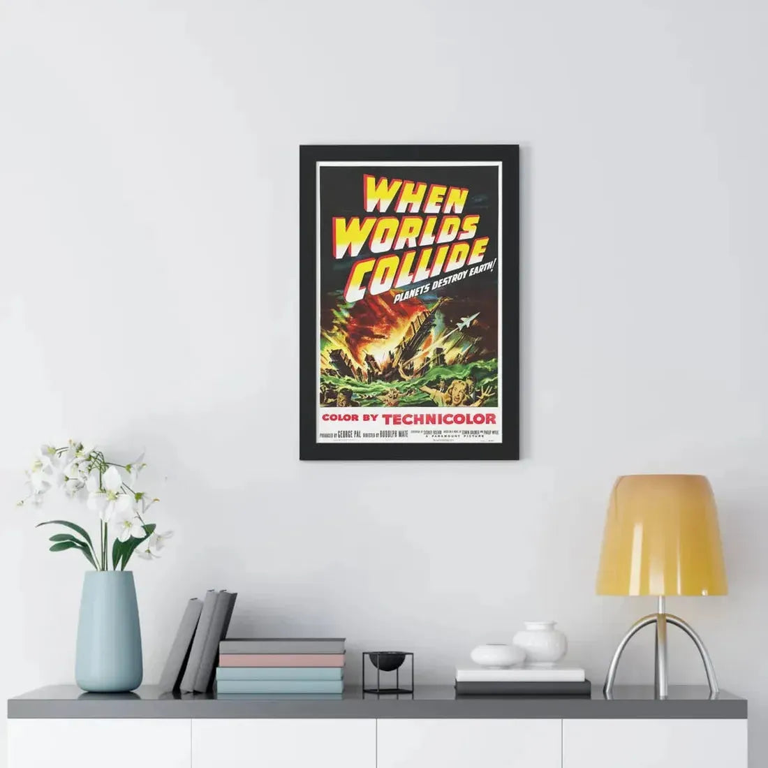 WHEN WORLDS COLLIDE 1951 - Framed Movie Poster - The Sticker Space