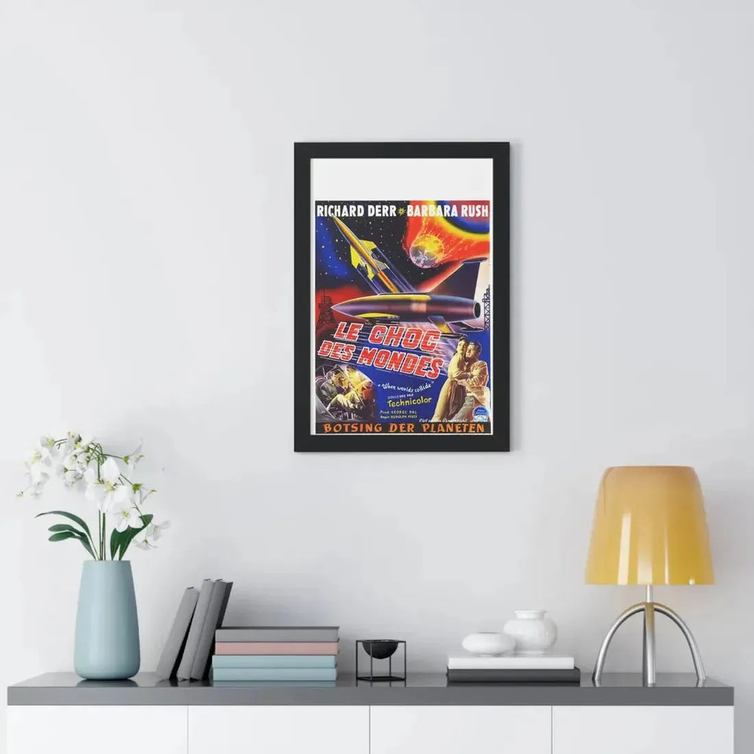 WHEN WORLDS COLLIDE (BELGIAN) 1951 - Framed Movie Poster - The Sticker Space