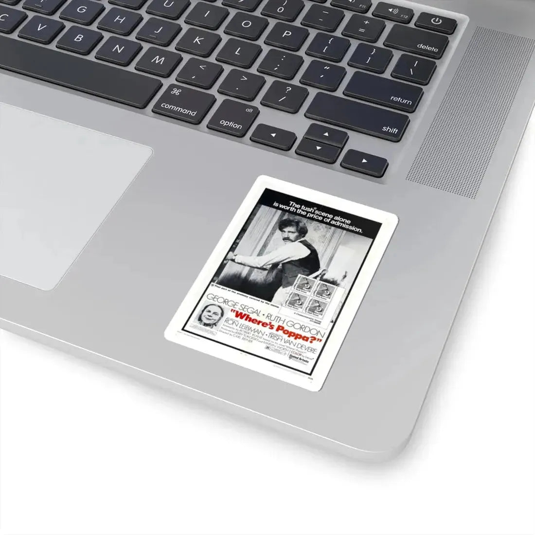 Where's Poppa 1970 Movie Poster - STICKER Vinyl Kiss-Cut Decal - The Sticker Space