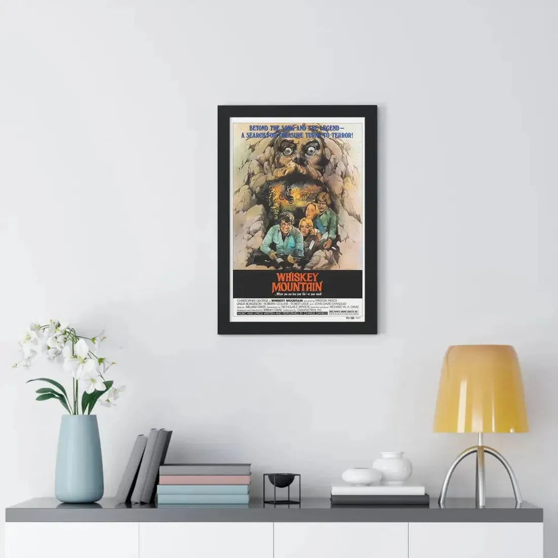 WHISKEY MOUNTAIN 1977 - Framed Movie Poster - The Sticker Space