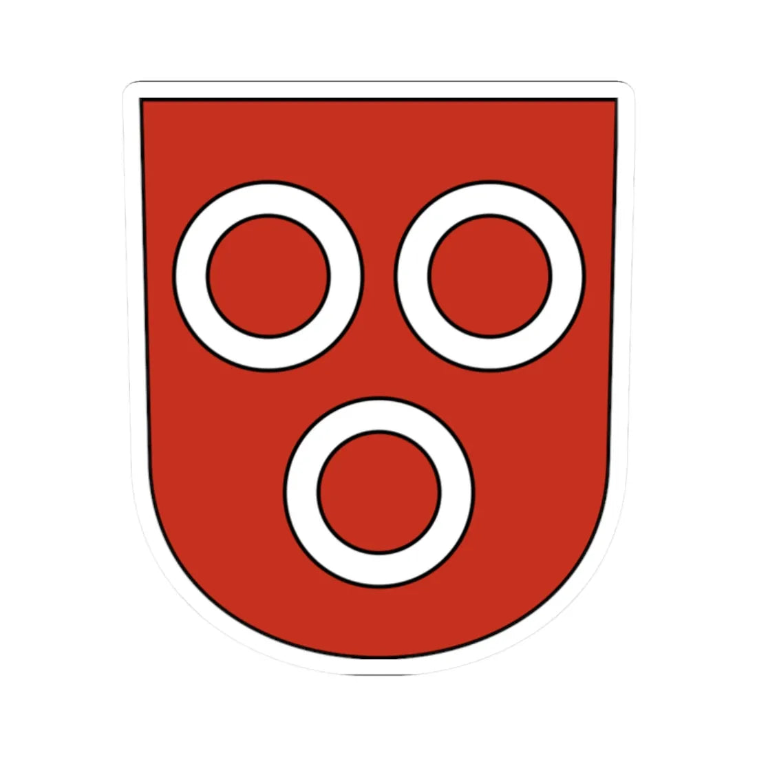 Wila-blazon (Switzerland) (Coat of Arms) STICKER Vinyl Kiss-Cut Decal - The Sticker Space