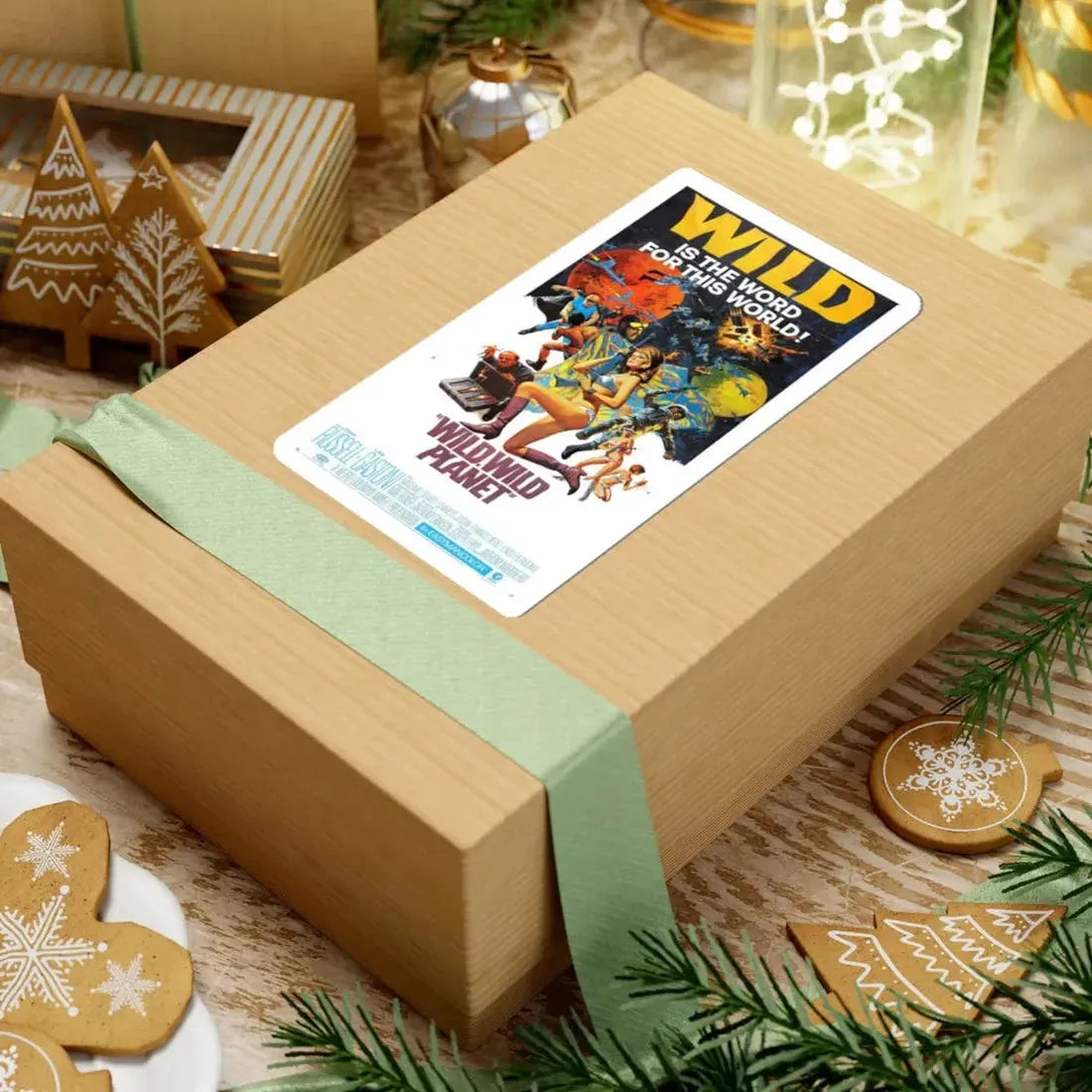 WILD, WILD PLANET (2) 1966 Movie Poster - STICKER Vinyl Kiss-Cut Decal - The Sticker Space