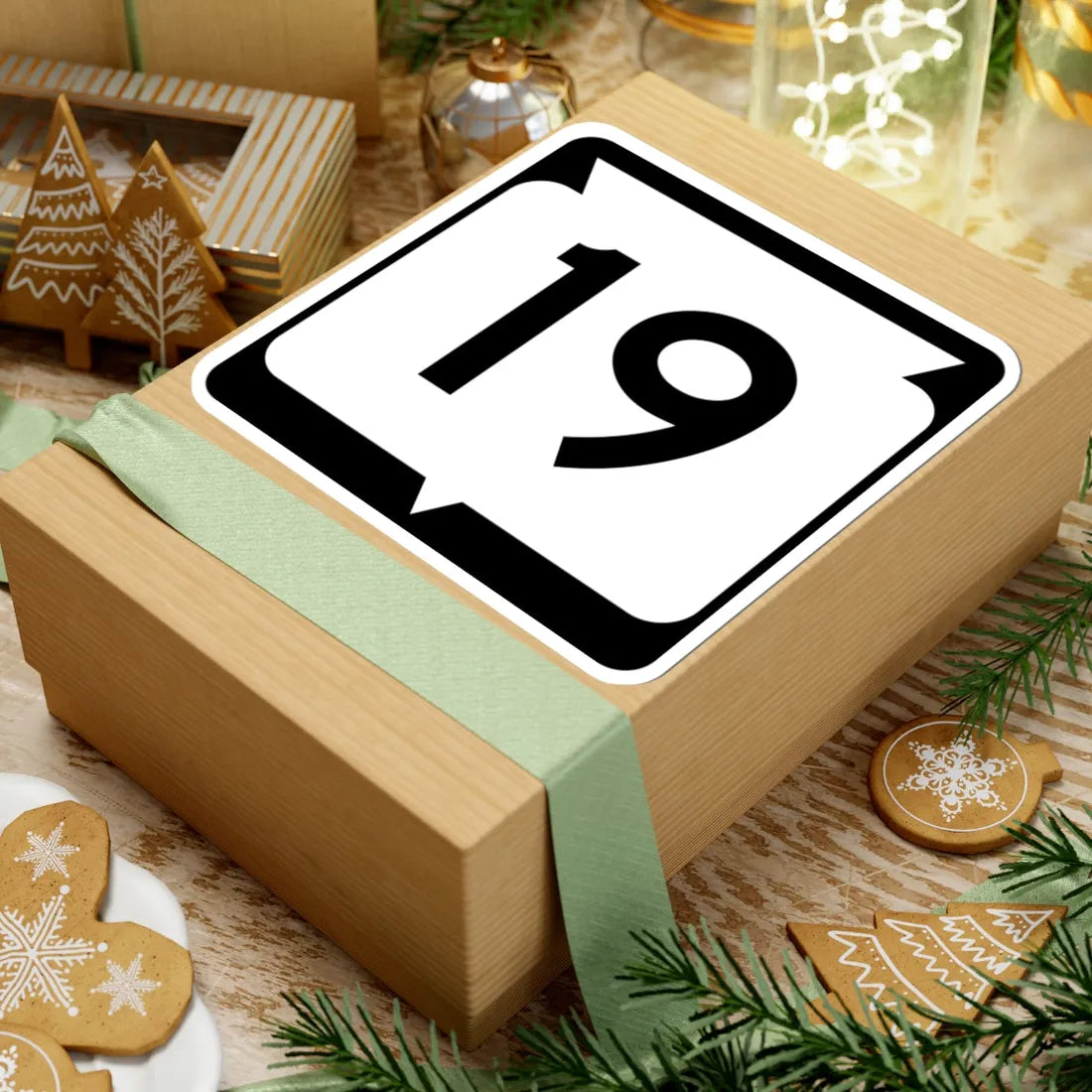 WIS 19 (Wisconsin) (Road Sign) STICKER Vinyl Kiss-Cut Decal - The Sticker Space