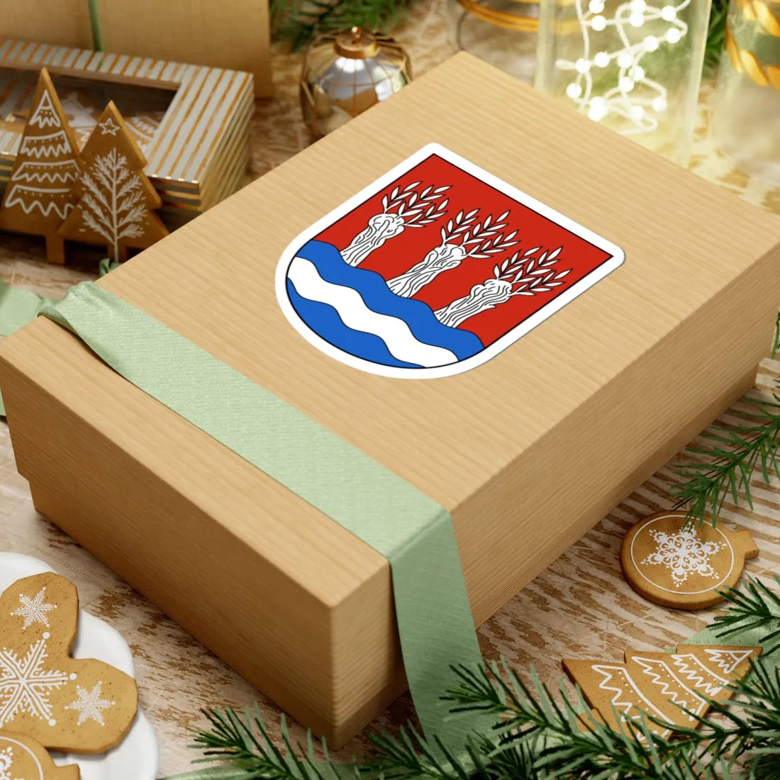 Wittenbach-blazon (Switzerland) (Coat of Arms) STICKER Vinyl Kiss-Cut Decal - The Sticker Space