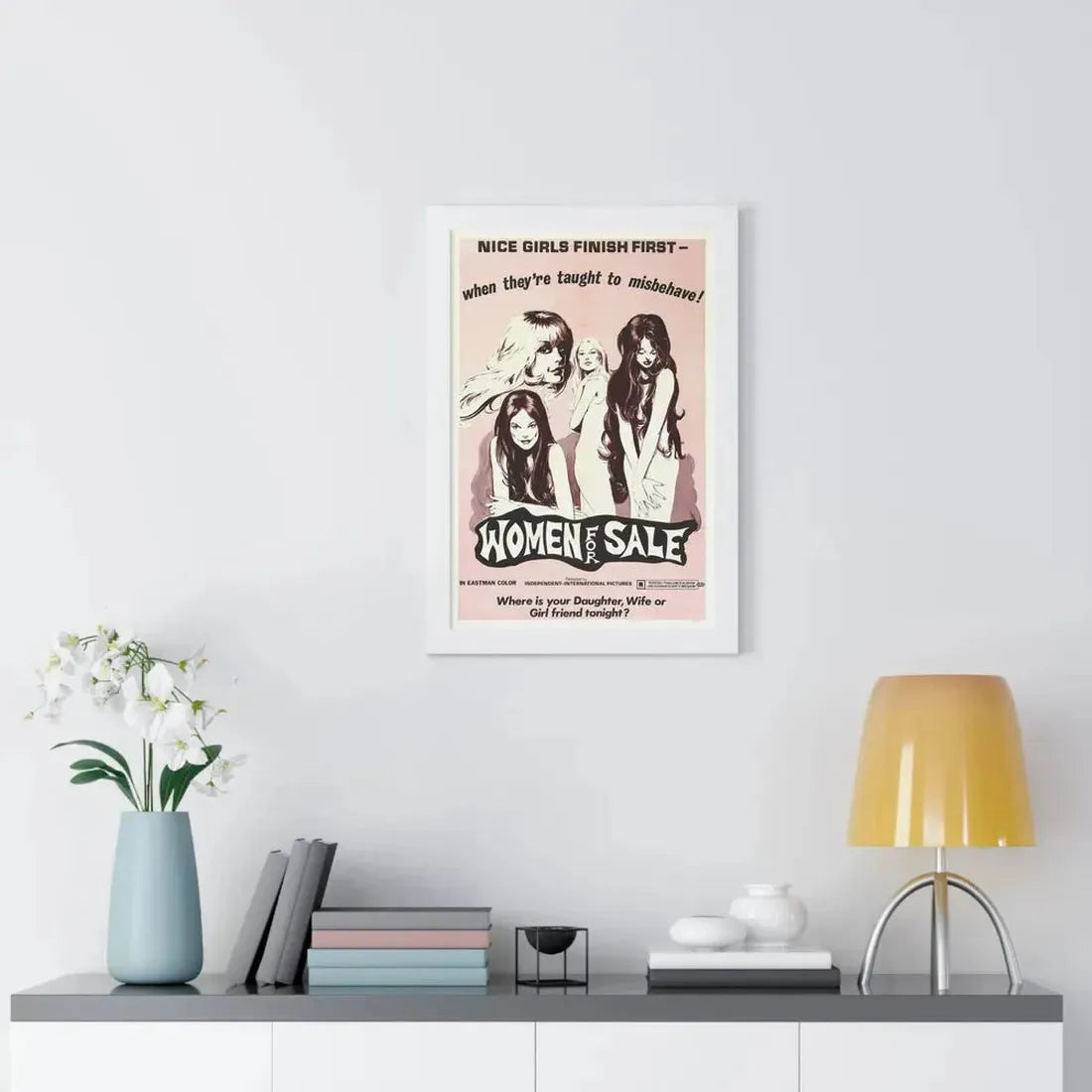 WOMEN FOR SALE 1969 - Framed Movie Poster - The Sticker Space