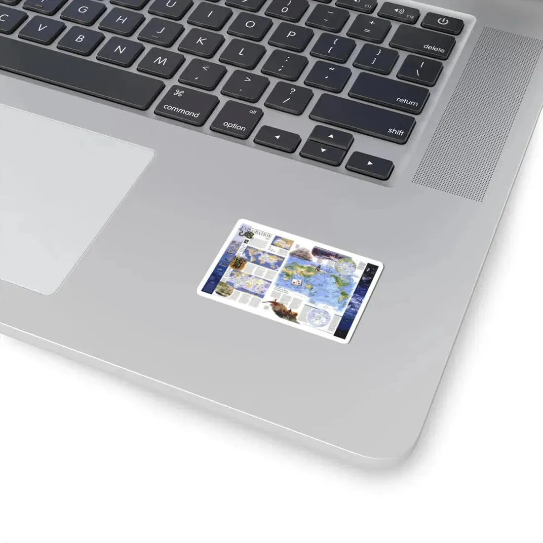 World Map - Exploration (1998) (Map) STICKER Vinyl Kiss-Cut Decal - The Sticker Space