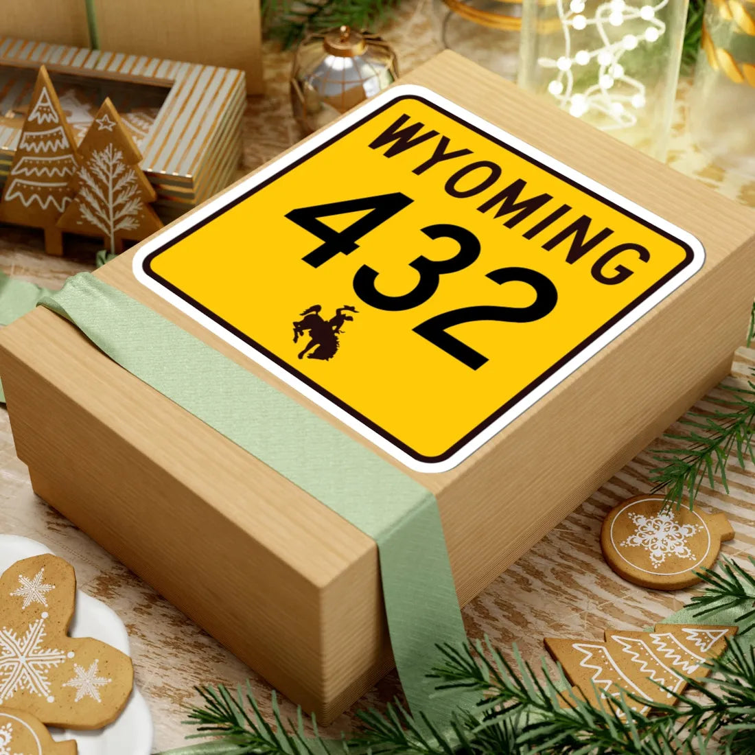 WY-432 (Wyoming) (Road Sign) STICKER Vinyl Kiss-Cut Decal - The Sticker Space