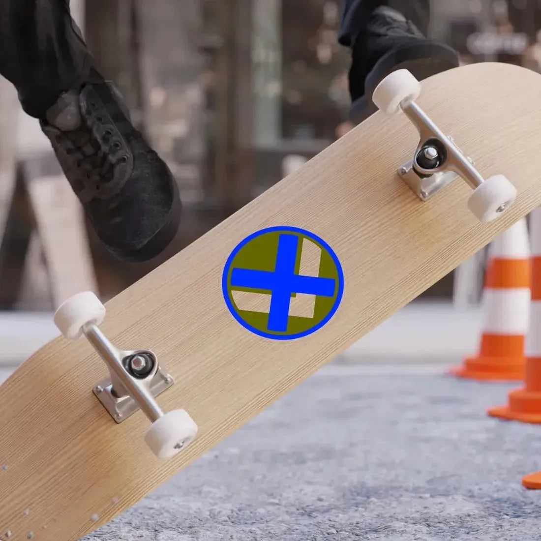 XV Corps (U.S. Army) REVERSE PRINT Transparent Die-Cut STICKER - The Sticker Space