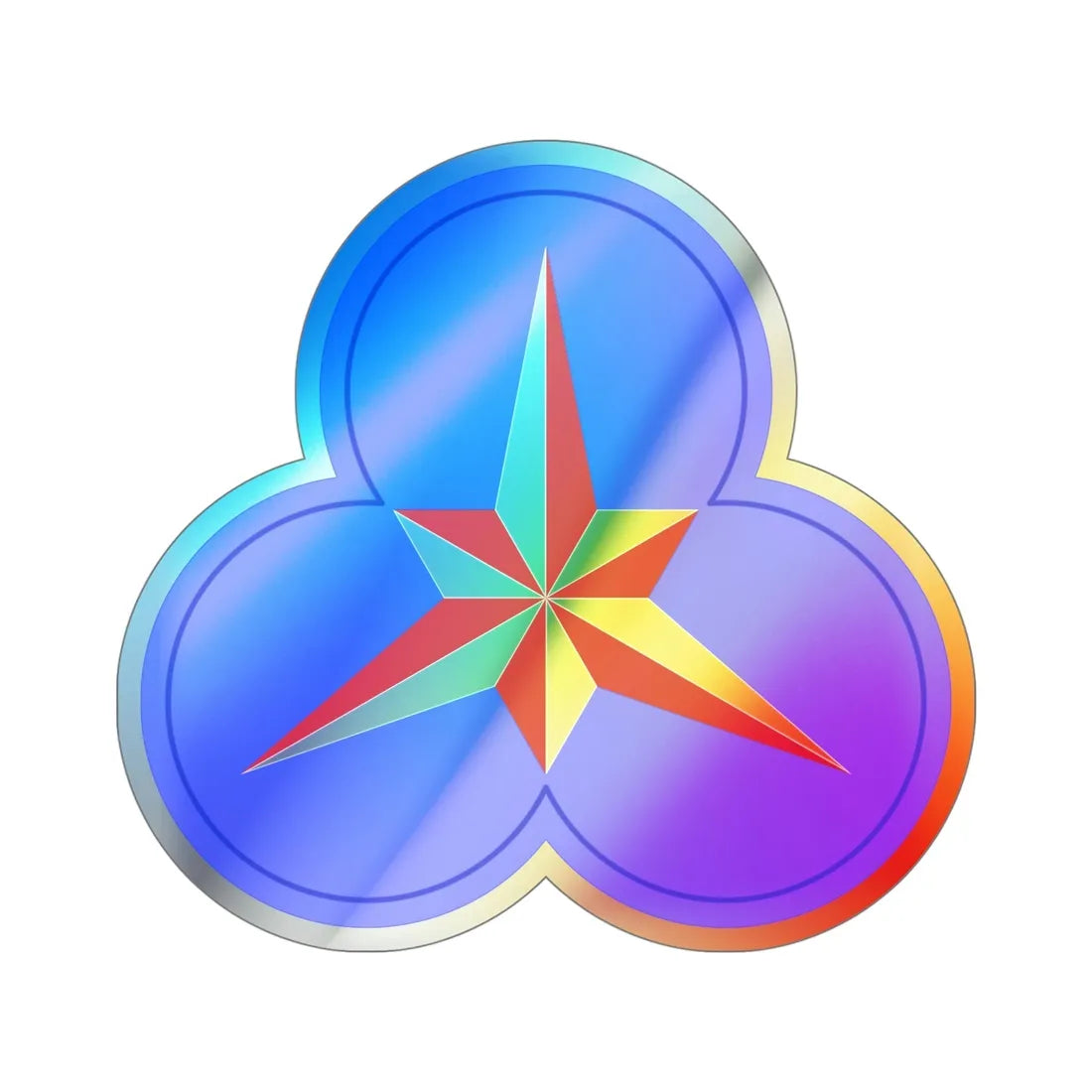 XXXVI Corps (U.S. Army) Holographic STICKER Die-Cut Vinyl Decal 5 Inch Holographic - The Sticker Space