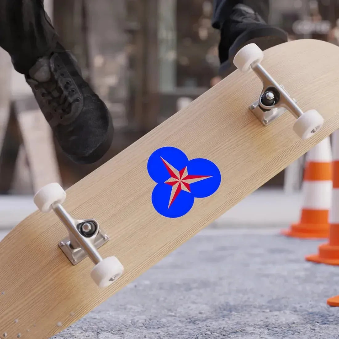 XXXVI Corps (U.S. Army) REVERSE PRINT Transparent Die-Cut STICKER - The Sticker Space