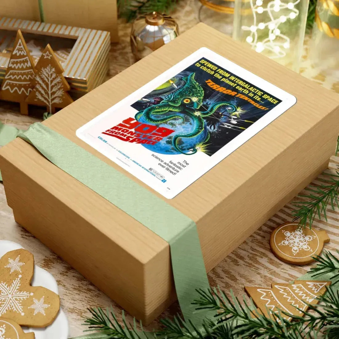 YOG MONSTER FROM SPACE 1970 Movie Poster - STICKER Vinyl Kiss-Cut Decal - The Sticker Space