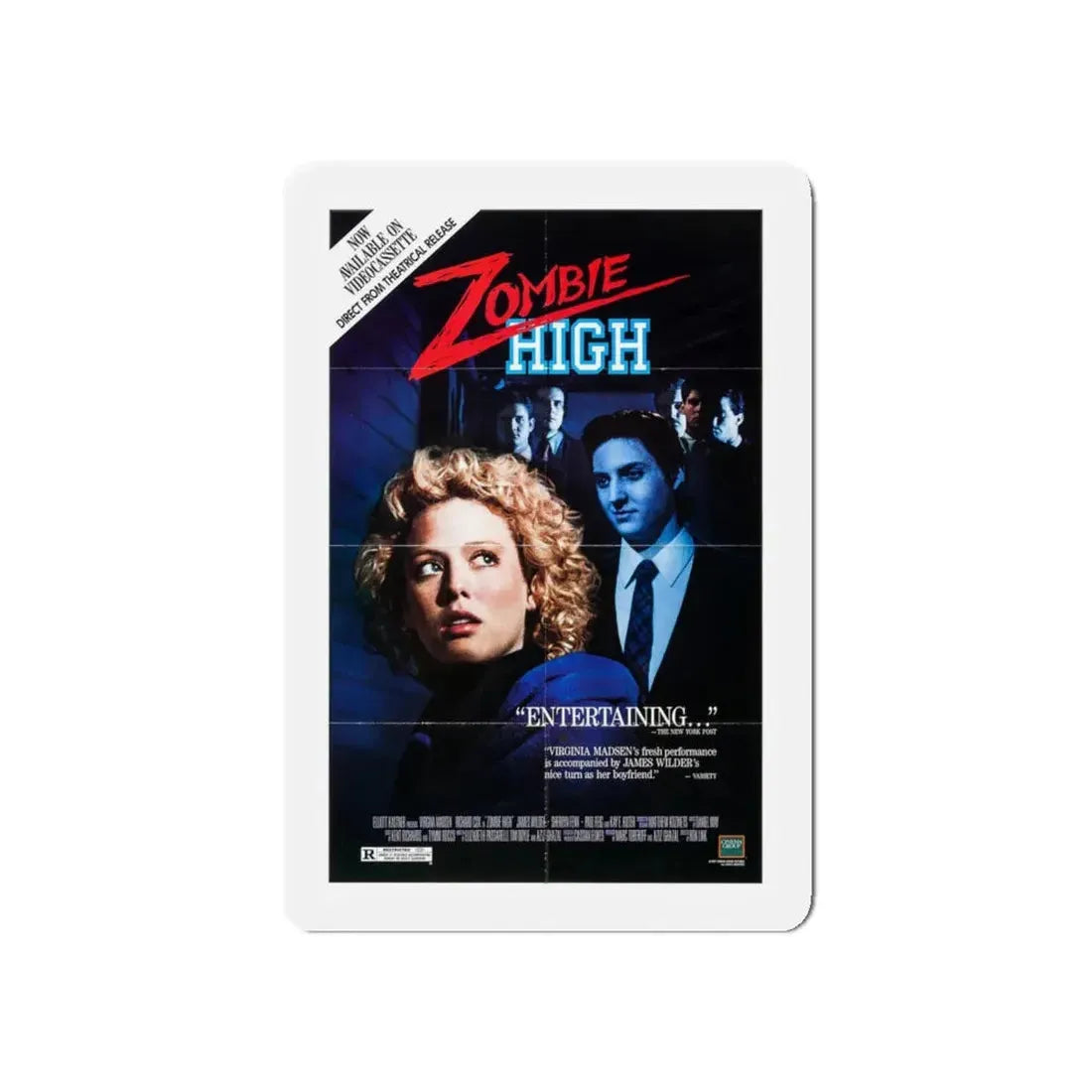 ZOMBIE HIGH 1987 Movie Poster - Refrigerator Magnet 5 Inch - The Sticker Space