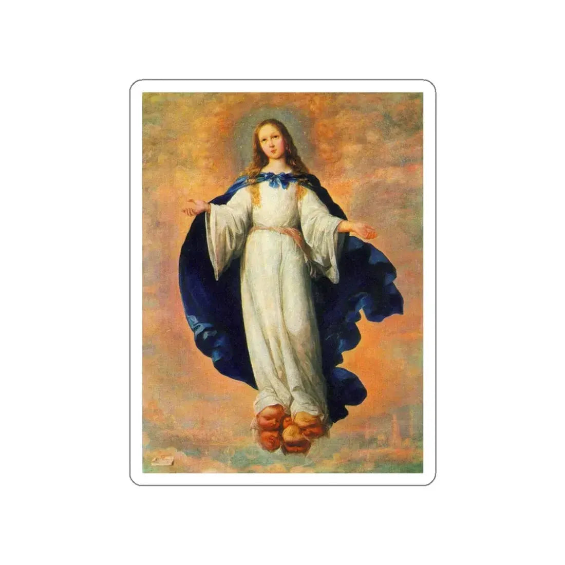 ZURBARAN, Francisco de - The Immaculate Conception2 (Artwork) STICKER Vinyl Die-Cut Decal - The Sticker Space