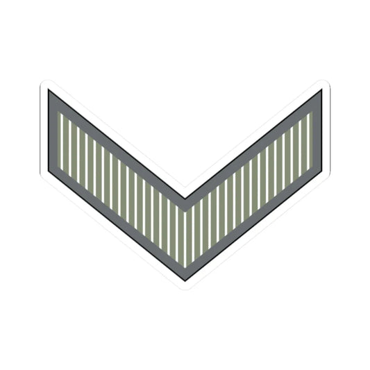 01. JLF PFC (Jordan) (Military Rank) STICKER Vinyl Kiss-Cut Decal 2 Inch White - The Sticker Space