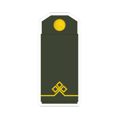 01 Mongolian Army PVT (Mongolia) (Military Rank) STICKER Vinyl Kiss-Cut Decal 3 Inch White - The Sticker Space