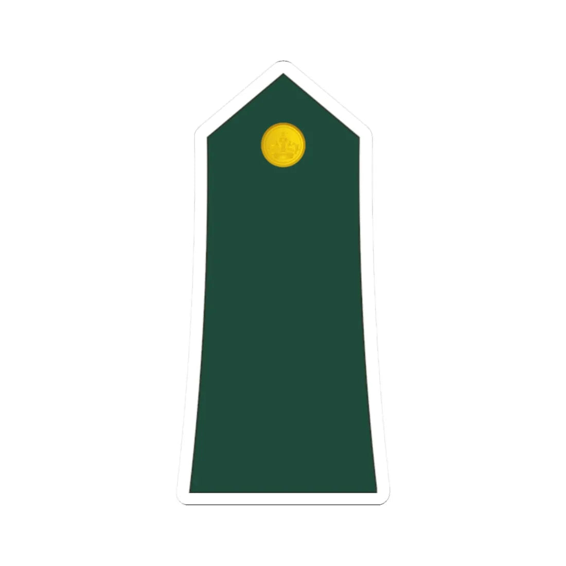 01 Moroccan Army PSC (Morocco) (Military Rank) STICKER Vinyl Kiss-Cut Decal 2 Inch White - The Sticker Space