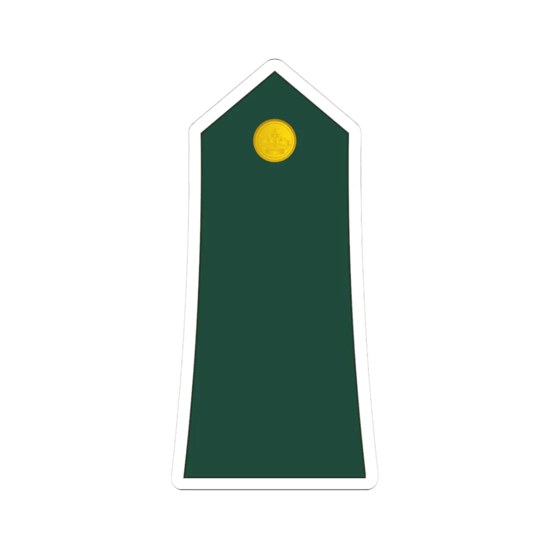 01 Moroccan Army PSC (Morocco) (Military Rank) STICKER Vinyl Kiss-Cut Decal 3 Inch White - The Sticker Space