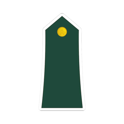 01 Moroccan Army PSC (Morocco) (Military Rank) STICKER Vinyl Kiss-Cut Decal 3 Inch White - The Sticker Space