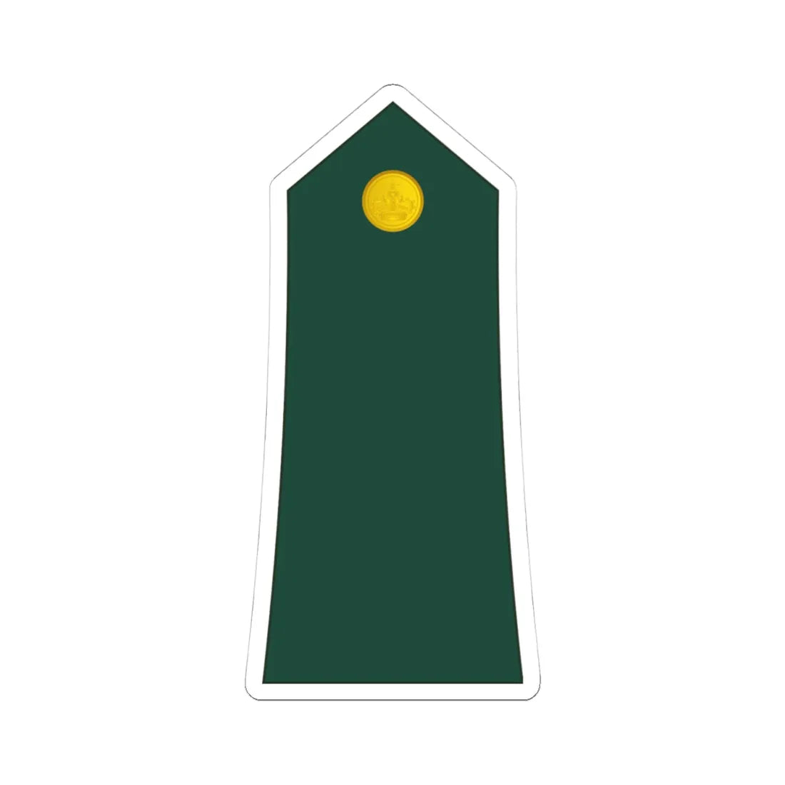 01 Moroccan Army PSC (Morocco) (Military Rank) STICKER Vinyl Kiss-Cut Decal 4 Inch White - The Sticker Space