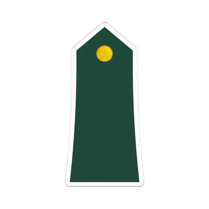 01 Moroccan Army PSC (Morocco) (Military Rank) STICKER Vinyl Kiss-Cut Decal 4 Inch White - The Sticker Space